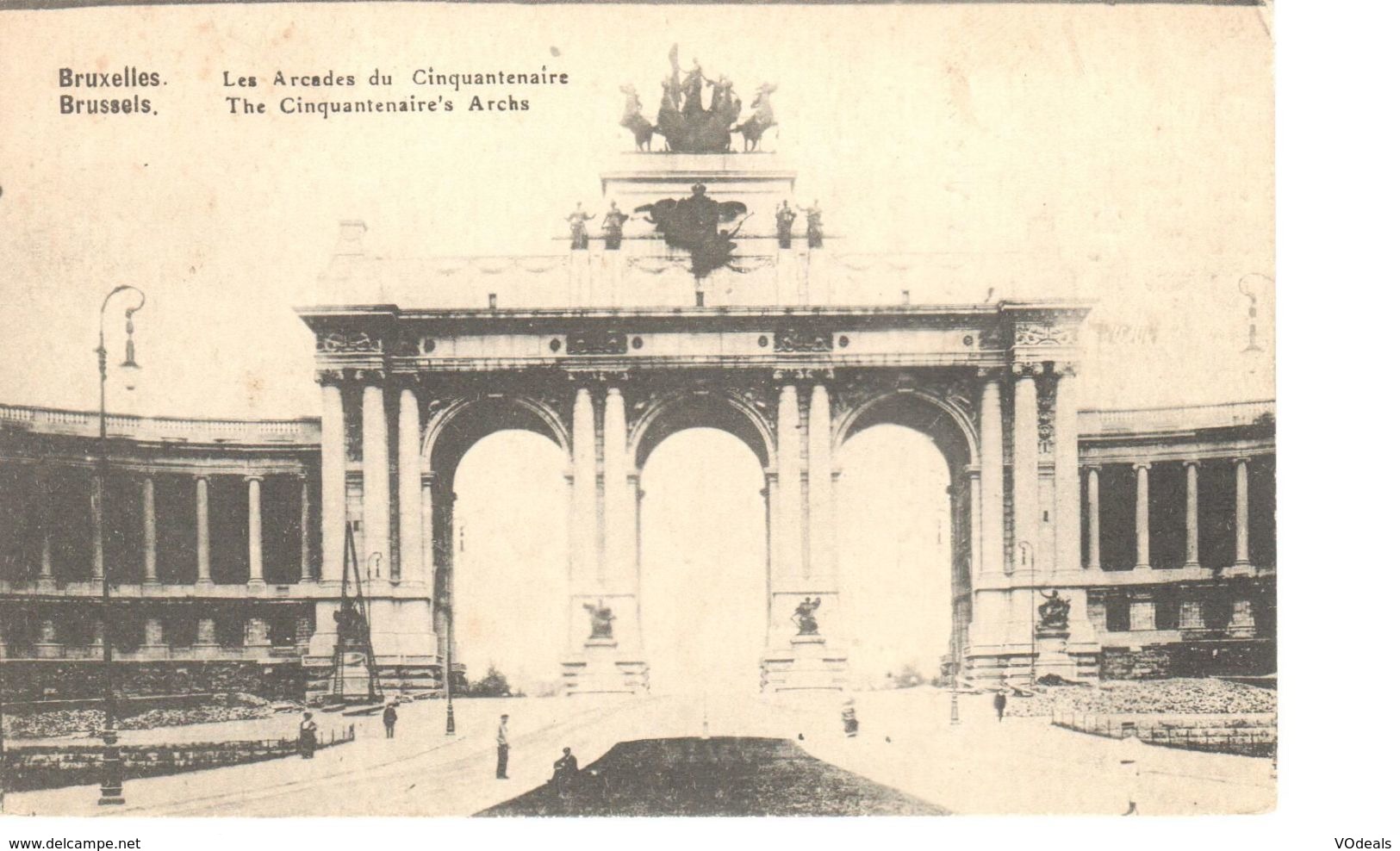 Bruxelles - CPA - Brussel - Les Arcades Du Cinquantenaire - Panoramische Zichten, Meerdere Zichten