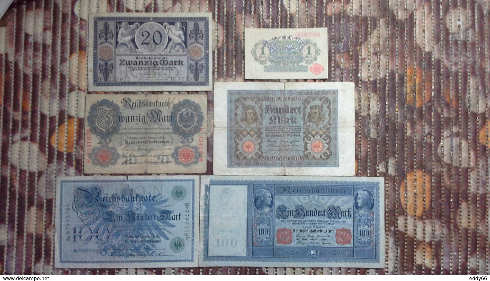 Lot Geldscheine Deutsches Reich - Colecciones