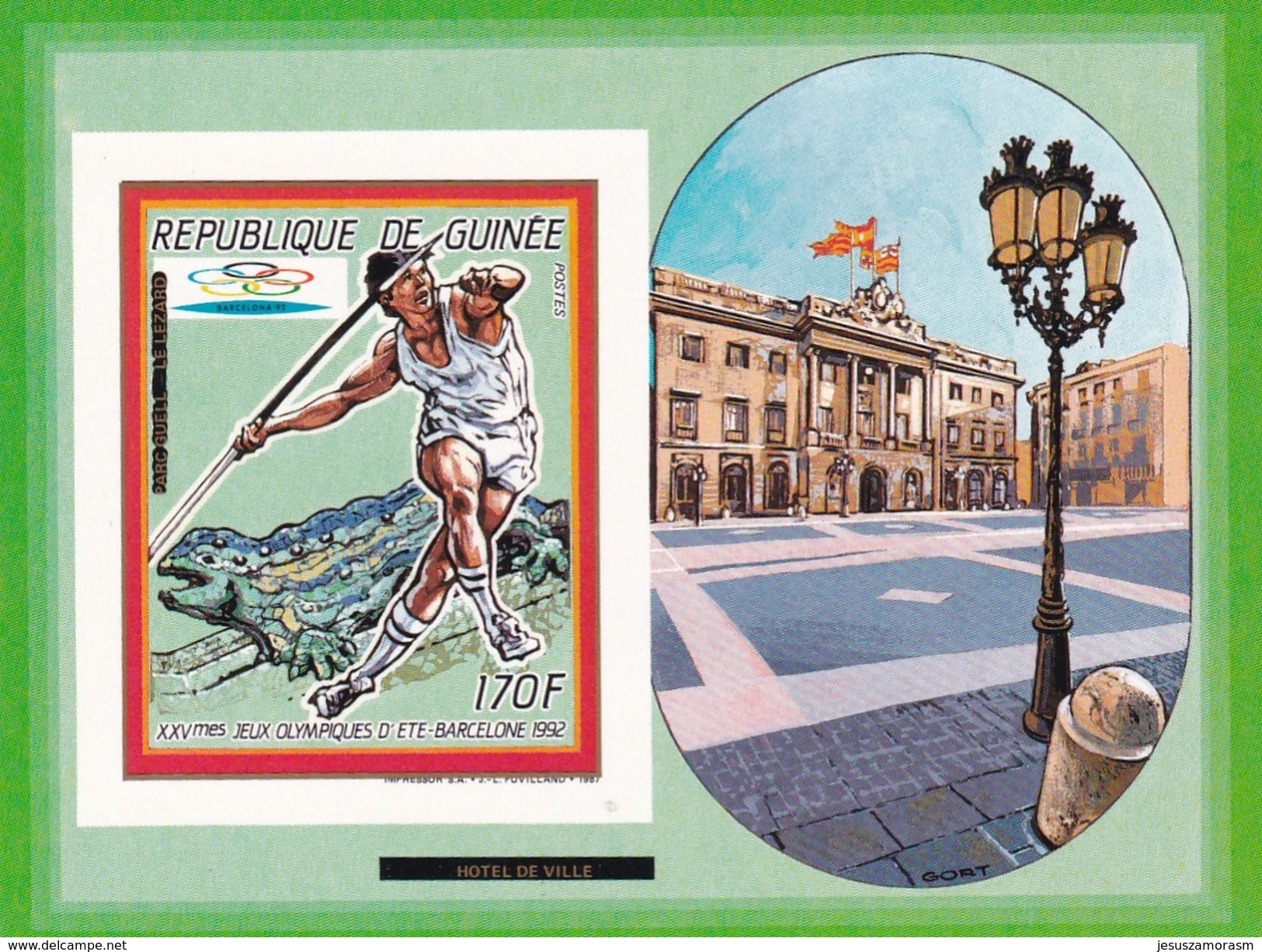 Republica De Guinea Hb Michel 289B Al 294B SIN DENTAR - Verano 1992: Barcelona