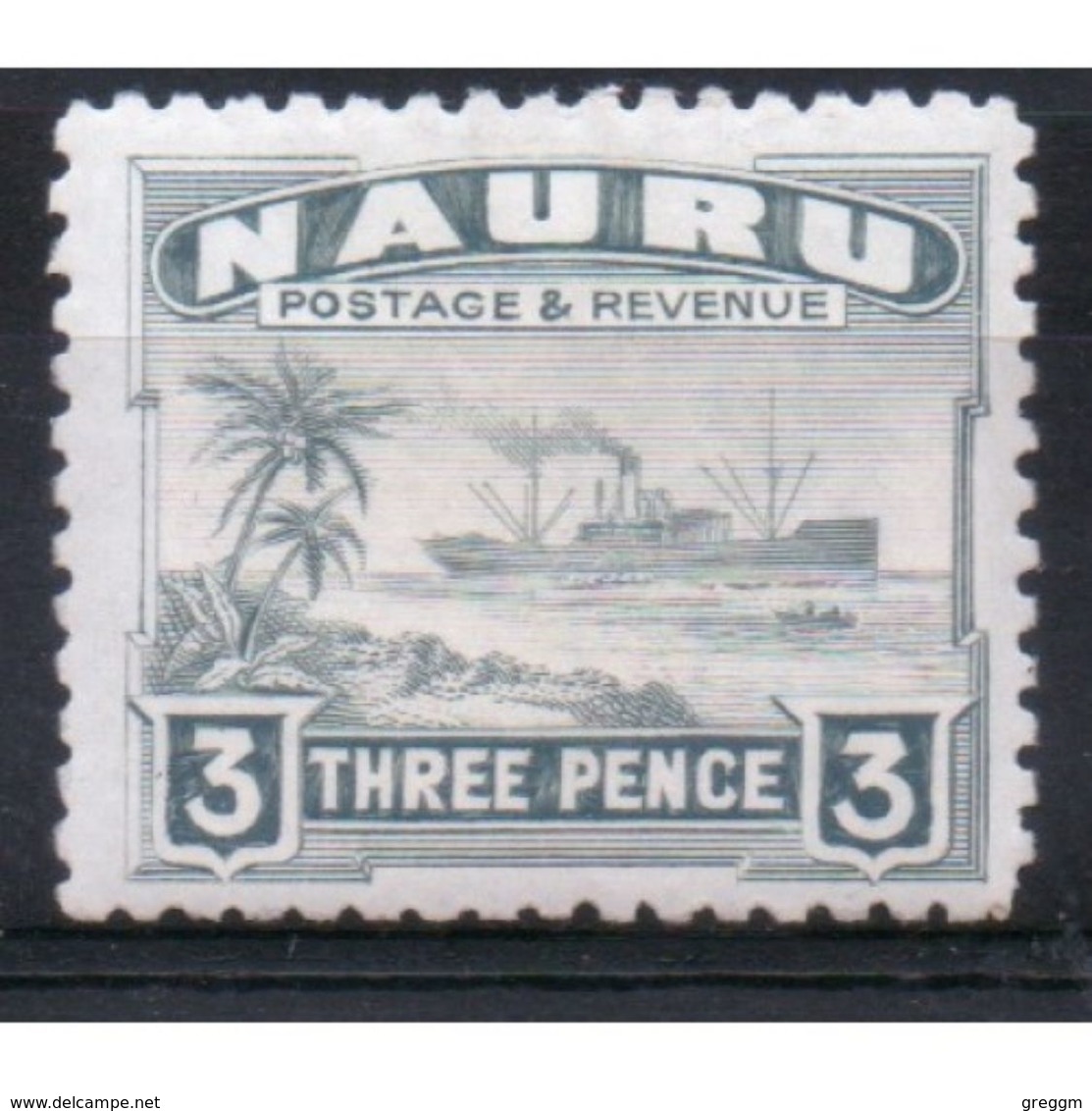 Nauru 3d Definitive Stamp From 1924.  This Stamp Is Catalogue Number 31b And Is In Mounted Mint Condition. - Nauru