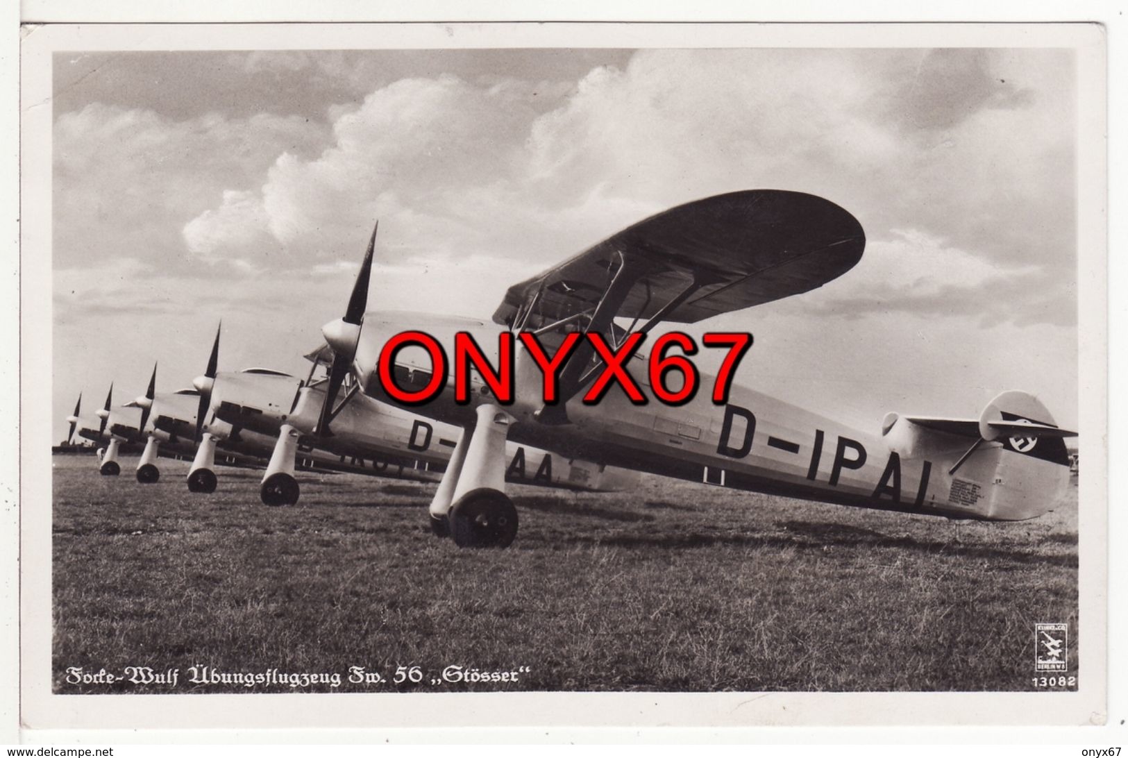 AVION Militaire Allemand 56 Stösser REICH Flugzeug Stempel-Stamp-Timbre Par Avion-Luftpost 2 ème Guerre AVIATION 39/45 - 1939-1945: 2. Weltkrieg