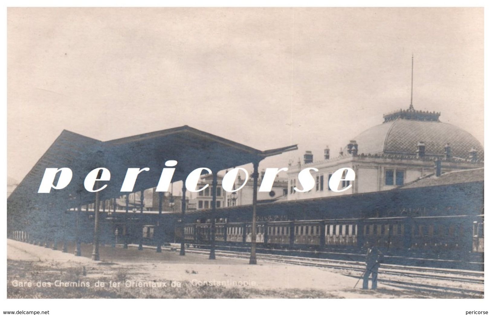 Turquie  Constantinople  Gare De Chemin De Fer Orientaux - Turquia