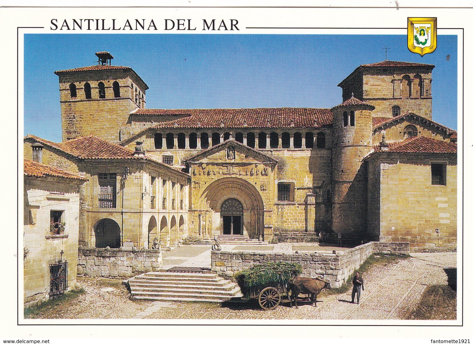 SANTILLANA DEL MAR/BOEUF ET SON ATTELAGE (dil353) - Cantabria (Santander)