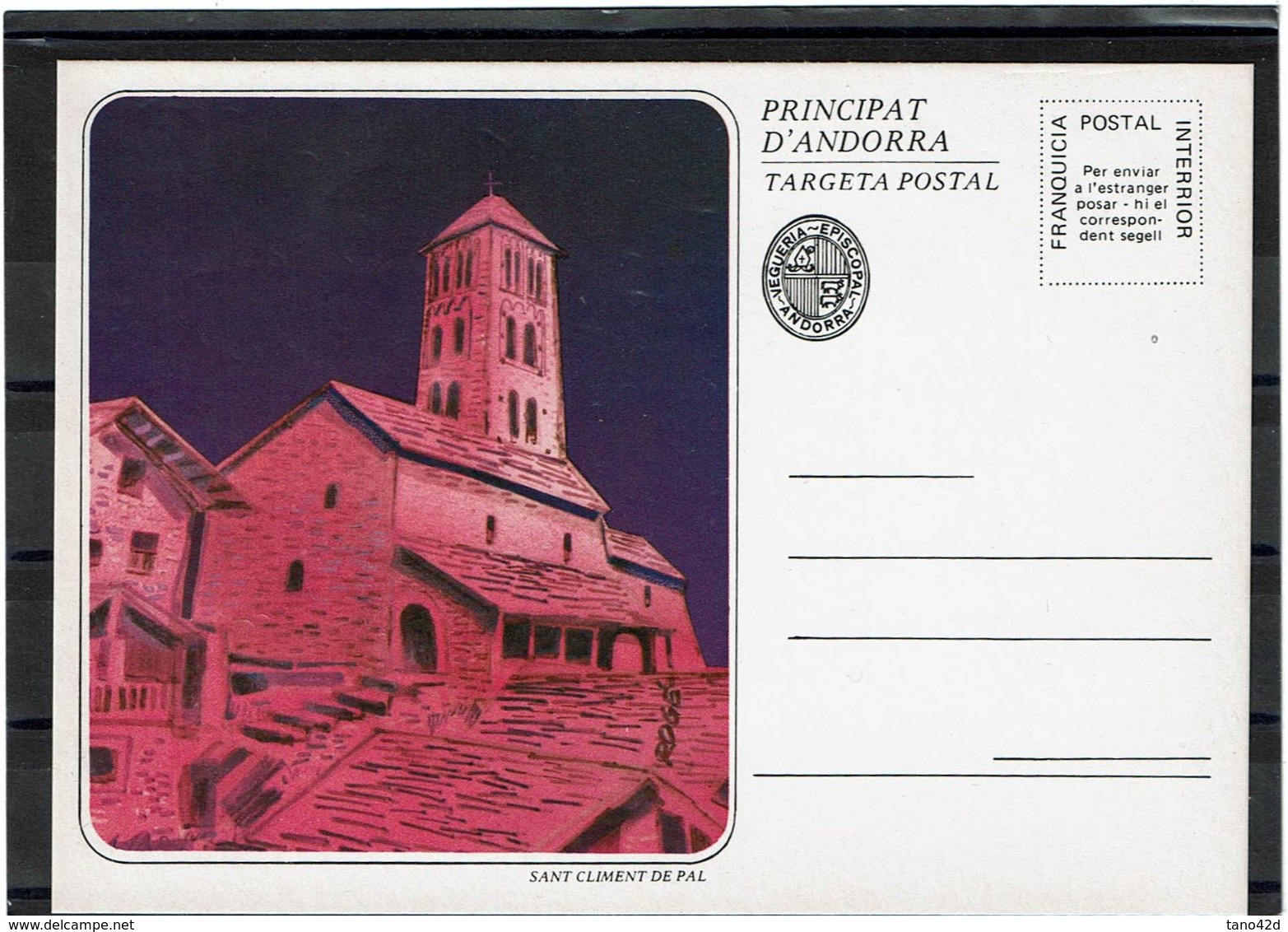 LFROU2 - ANDORRE 6 CARTES POSTALES LES EGLISES - Viguerie Episcopale