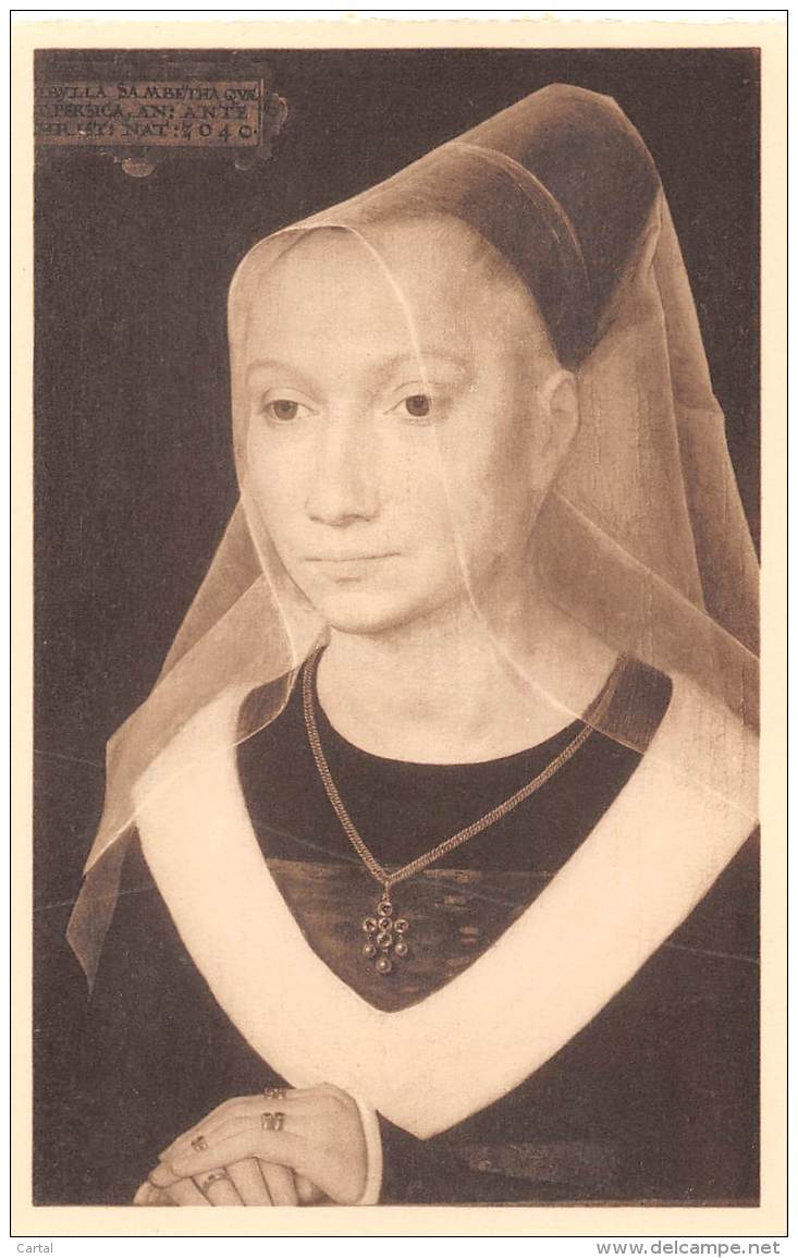 BRUGES - Hôpital Saint-Jean - Hans Memling - Portrait De Marie Moreel - Siècle De Guillaume Moreel - Brugge