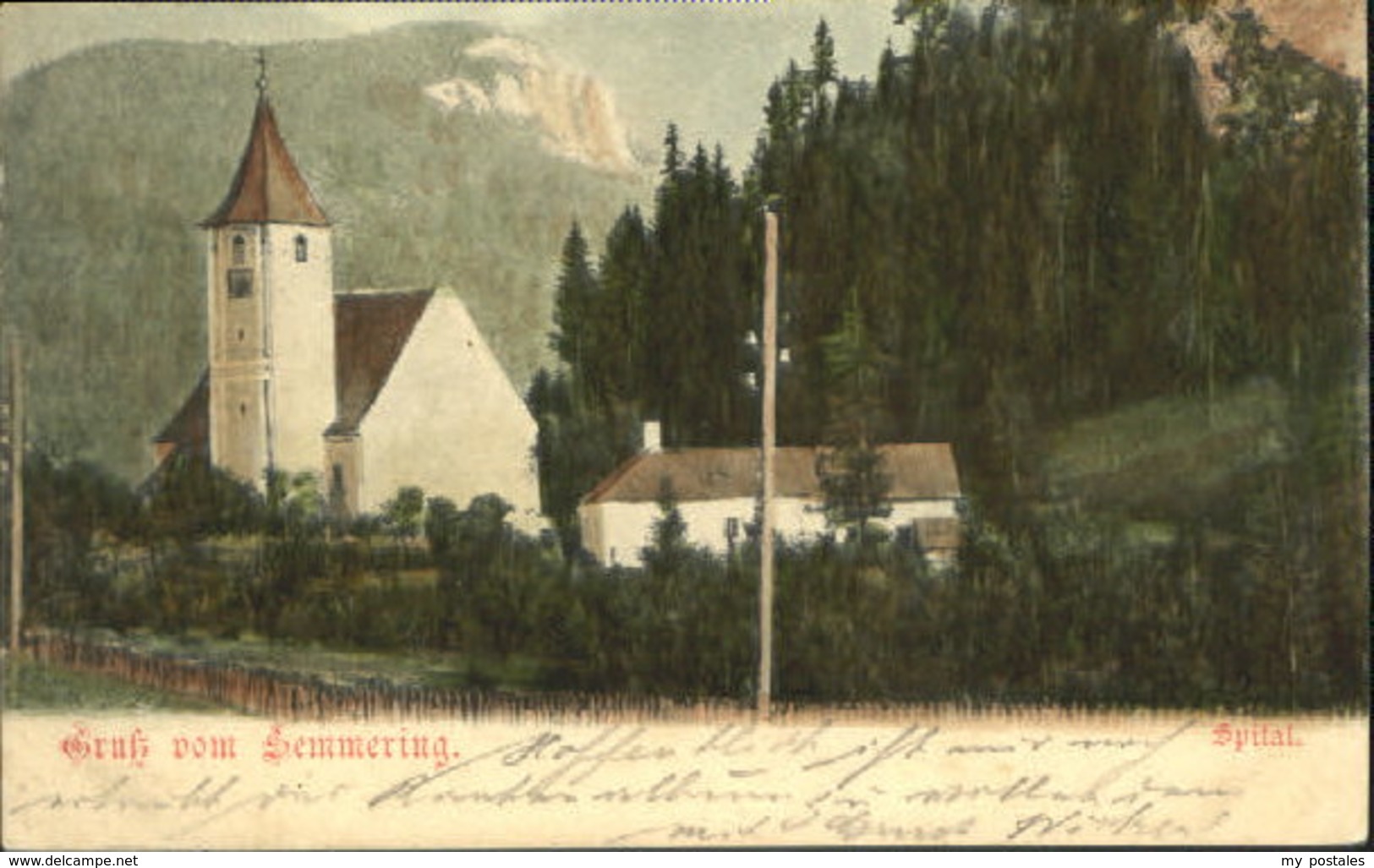 10595669 Semmering Niederoesterreich Semmering Spital X 1900 Semmering - Altri & Non Classificati