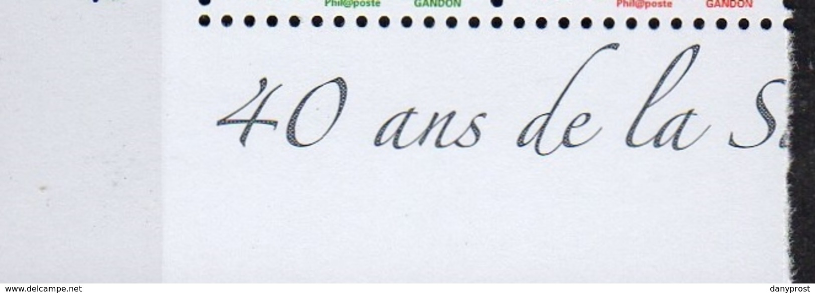 FR 2017 / 3 VALEURS ISSUES DU BLOC FEUILLET " LES 40 ANS DE LA SABINE DE GANDON " /  NEUF XX SUPERBE ET PEUT ETRE RARE - Neufs