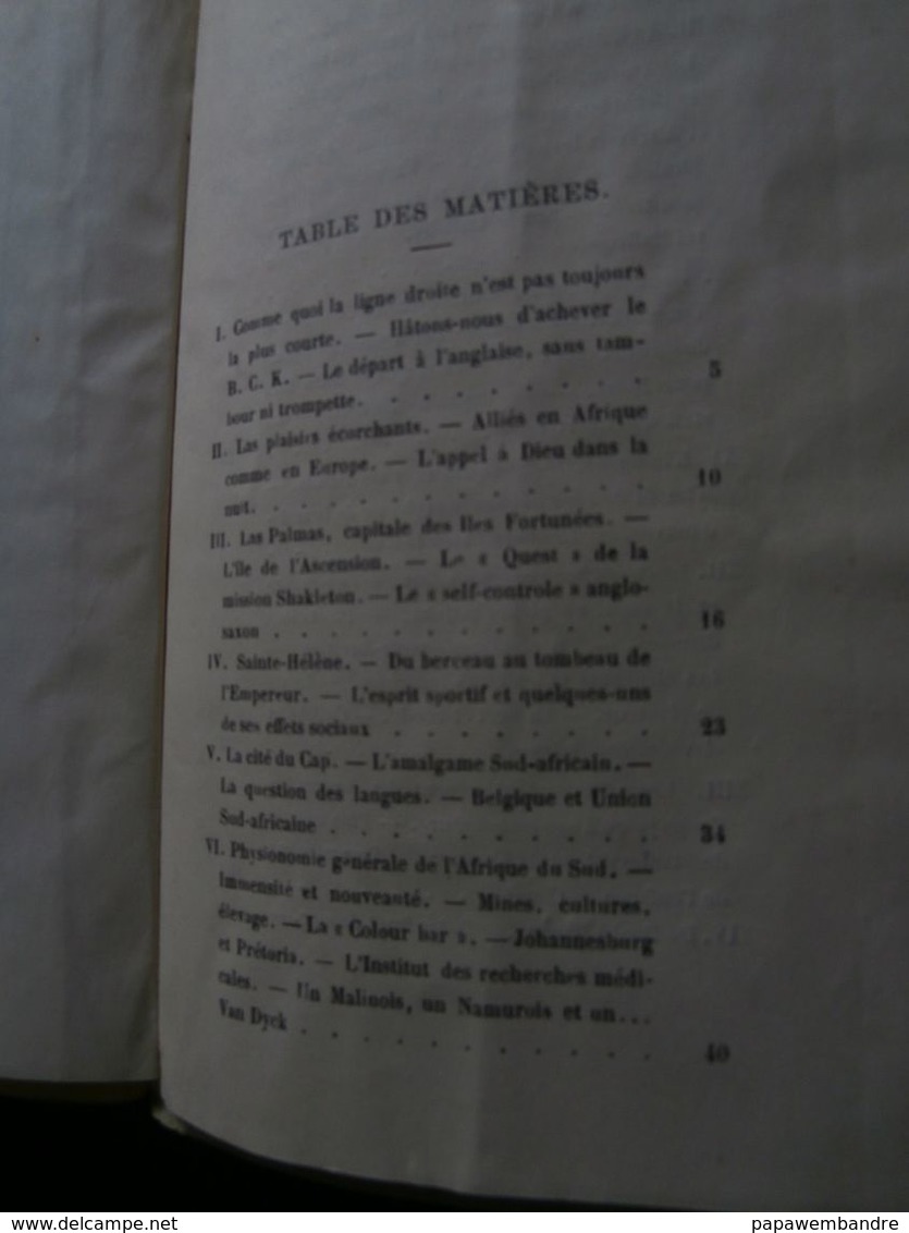 Henry Carton de Wiart : Mes Vacances au Congo (1923) (Editions Piette) + carte