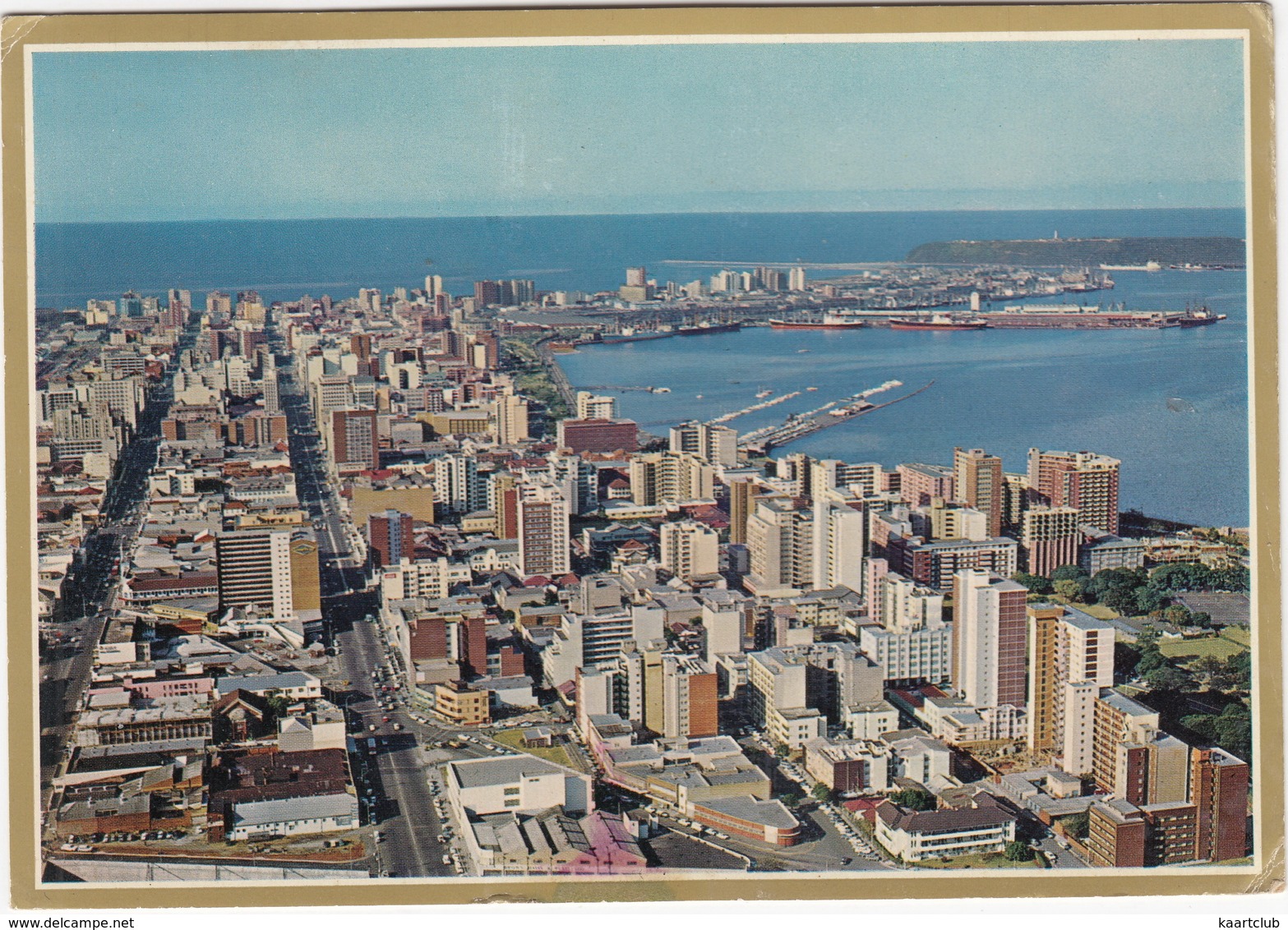 Durban, With Harbour In The Background - Natal - (South-Africa) - Zuid-Afrika