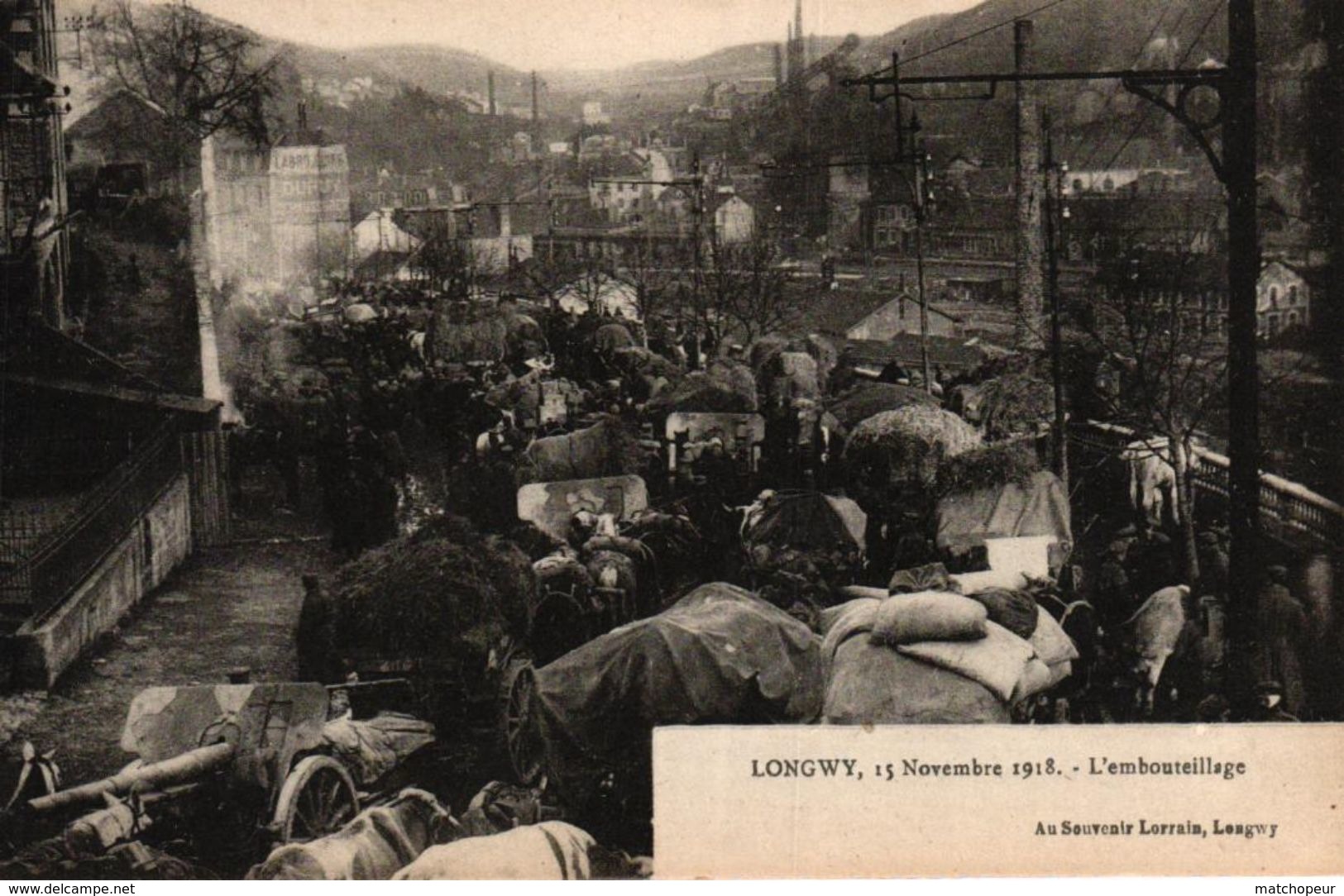 LONGWY -54- 15 NOVEMBRE 1908 - L'EMBOUTEILLAGE - Longwy