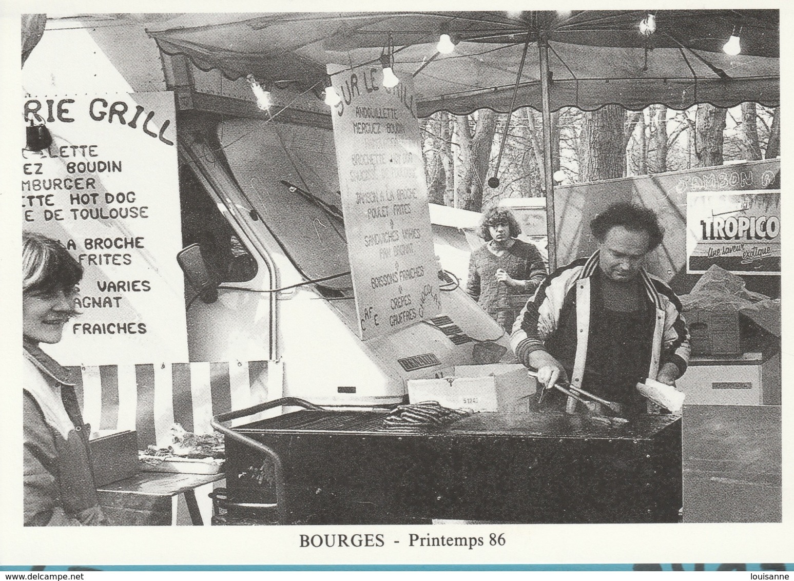 18 / 4 / 47 - BOURGES ( 18 ) PRINTEMPS  86 - GASTON  TOURAINE , Un Des Nutritionniste Des Festivaliers - CPM - Bourges