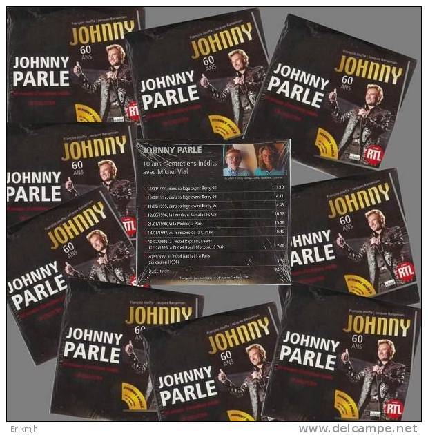 Lot De 10 CD  Johnny HALLYDAY INTERVIEW - Collectors