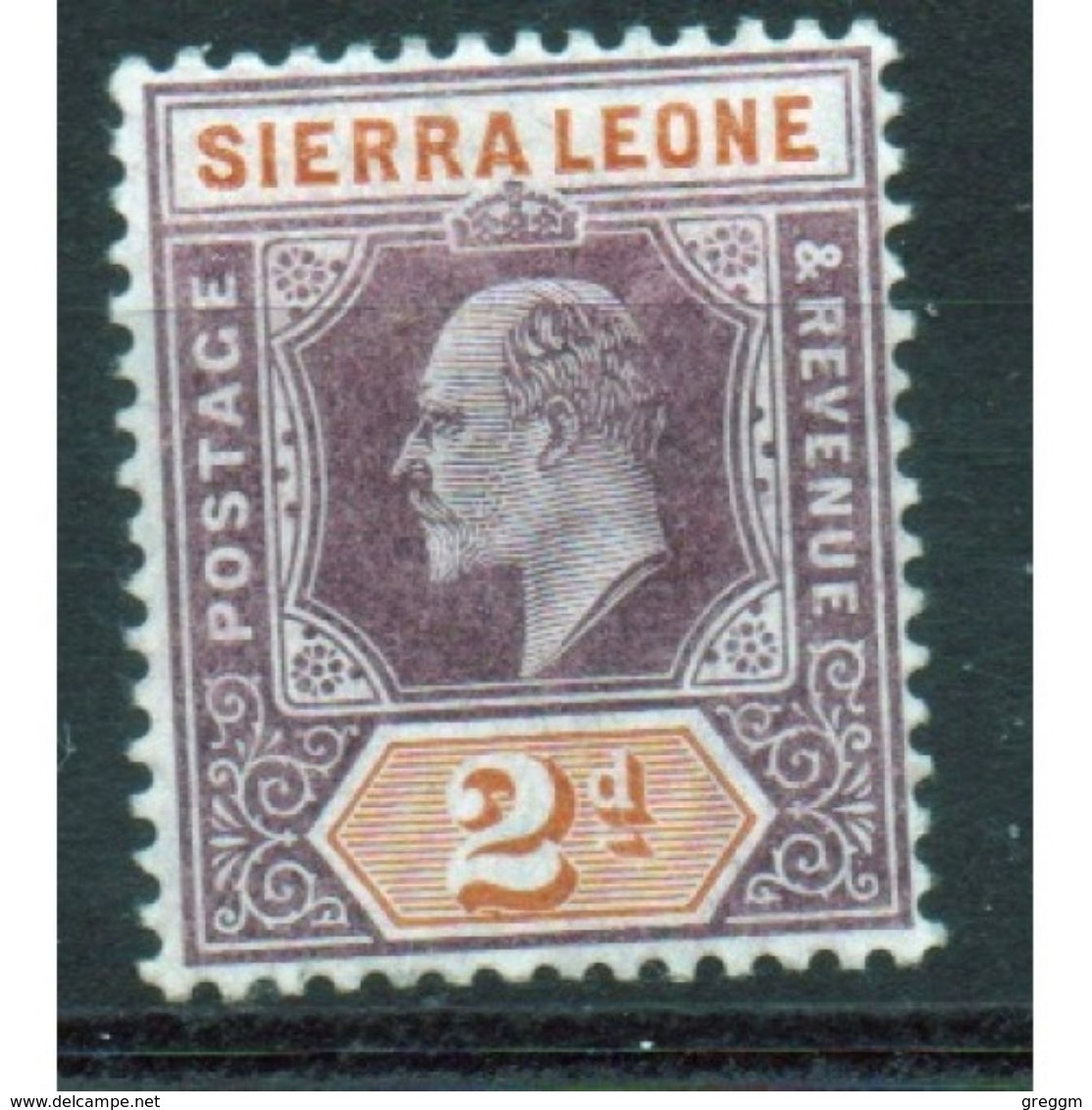 Sierra Leone Edward VII 2d Stamp.  This Stamp Was Issued In 1904 And Is In Mounted Mint  Condition. - Sierra Leone (...-1960)