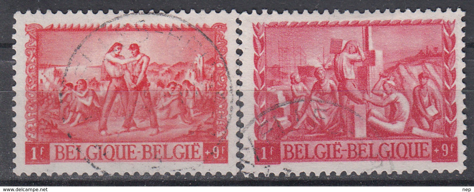 BELGIË - OBP - 1945 - Nr 699/00 - Gest/Obl/Us - Usati