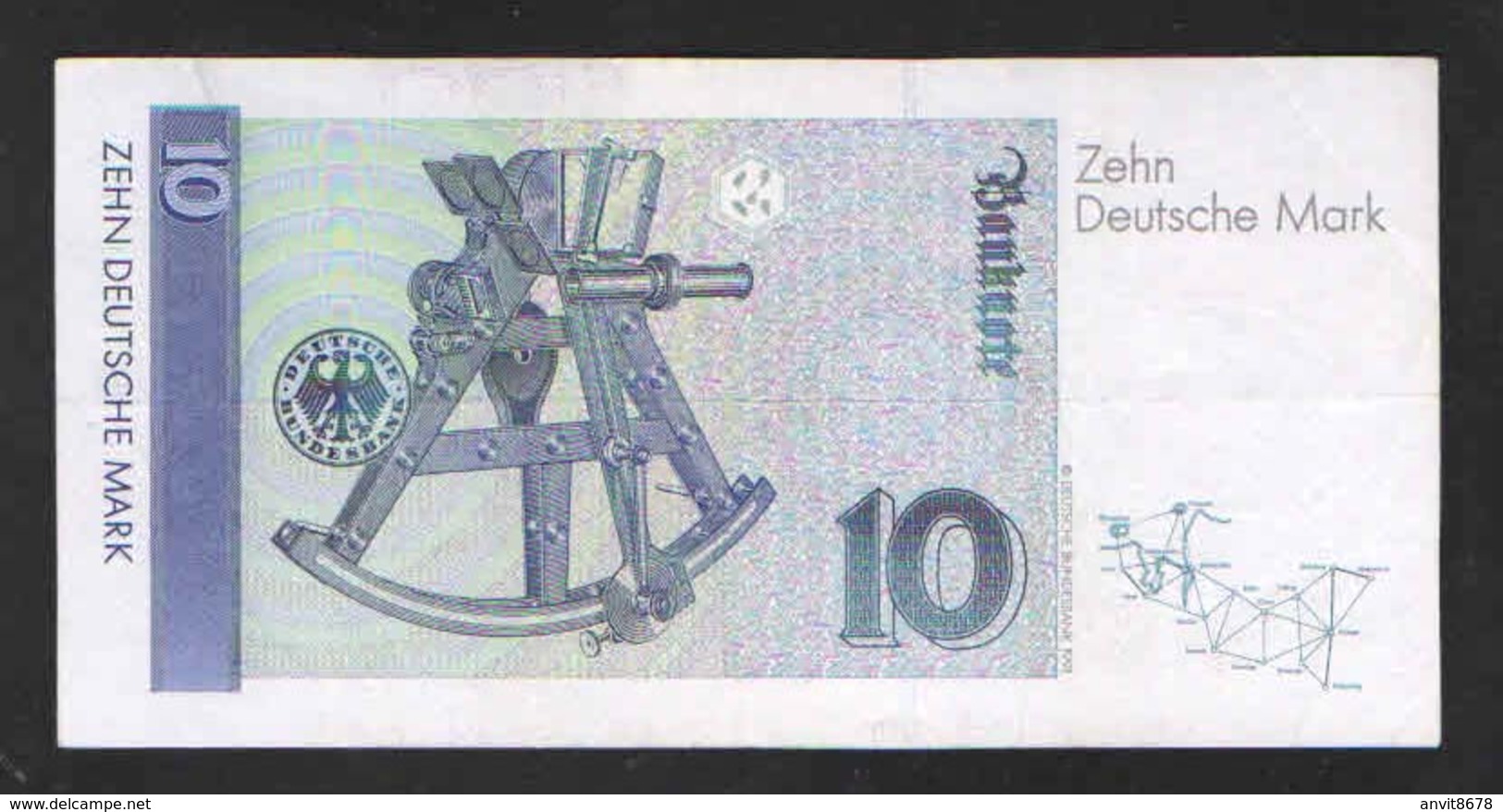 GERMANY FRG 10    1989 - 10 Deutsche Mark