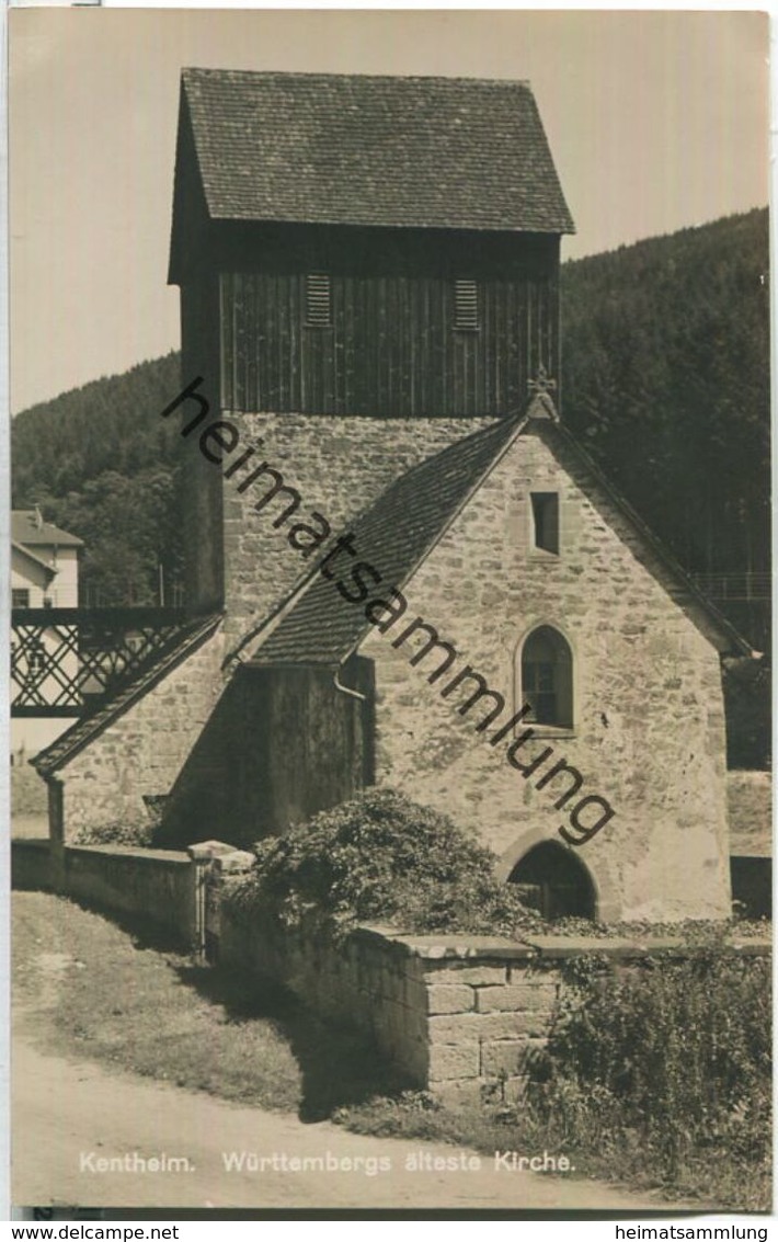 Kentheim - St. Candidus-Kirche - Foto-Ansichtskarte Ohne Verlagsangabe Ca. 1930 - Bad Teinach