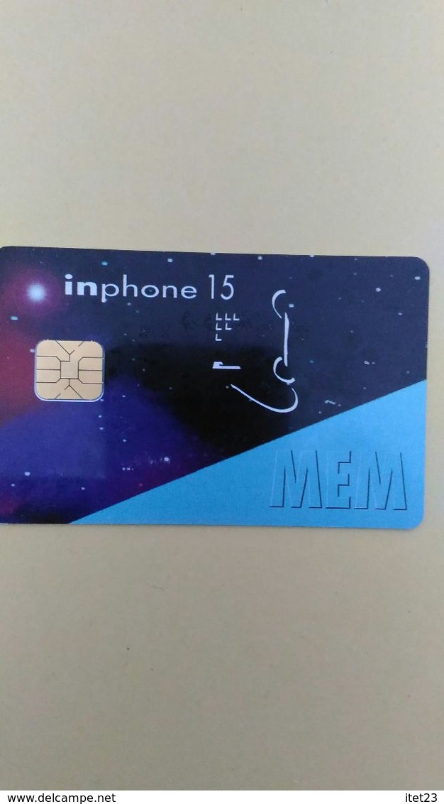 SCHEDA TELEFONICA ITALIANA - PROTOTIPI E PROVE - INCARD - FIRST GENERATION PREPAID PHONECARDS - INPHONE 15 MEM 10S- - [4] Sammlungen