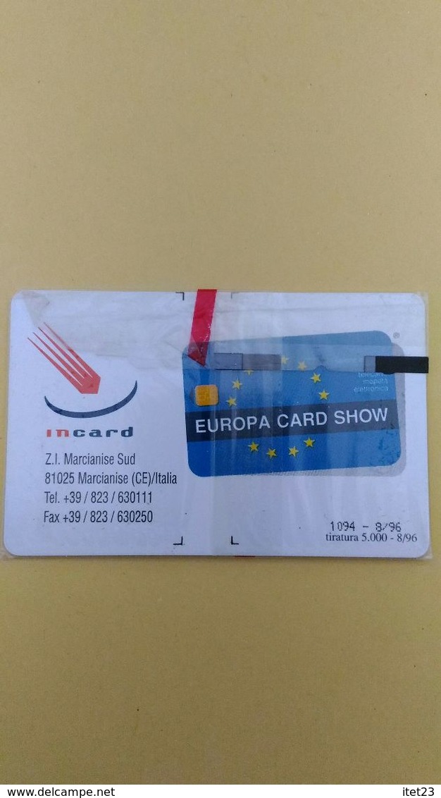 SCHEDA TELEFONICA ITALIANA - PROTOTIPI E PROVE - INCARD - EUROPA CARD SHOW- - Collezioni