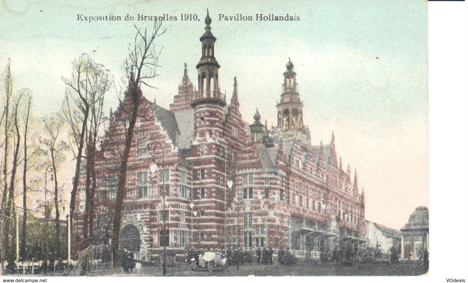 Bruxelles - CPA - Brussel - Exposition 1910 - Pavillon Hollandais - Avenues, Boulevards
