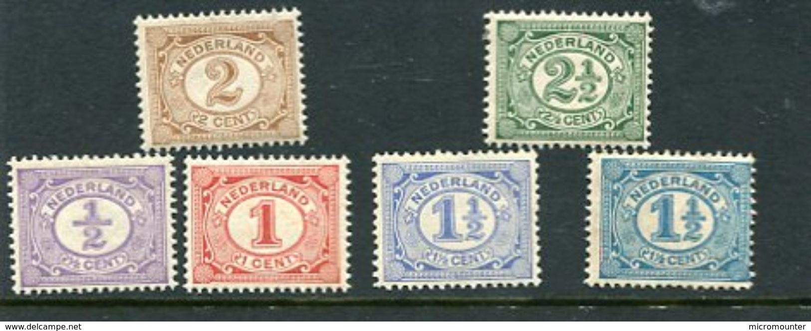 No 50-55 Cijfer Postfris - Unused Stamps