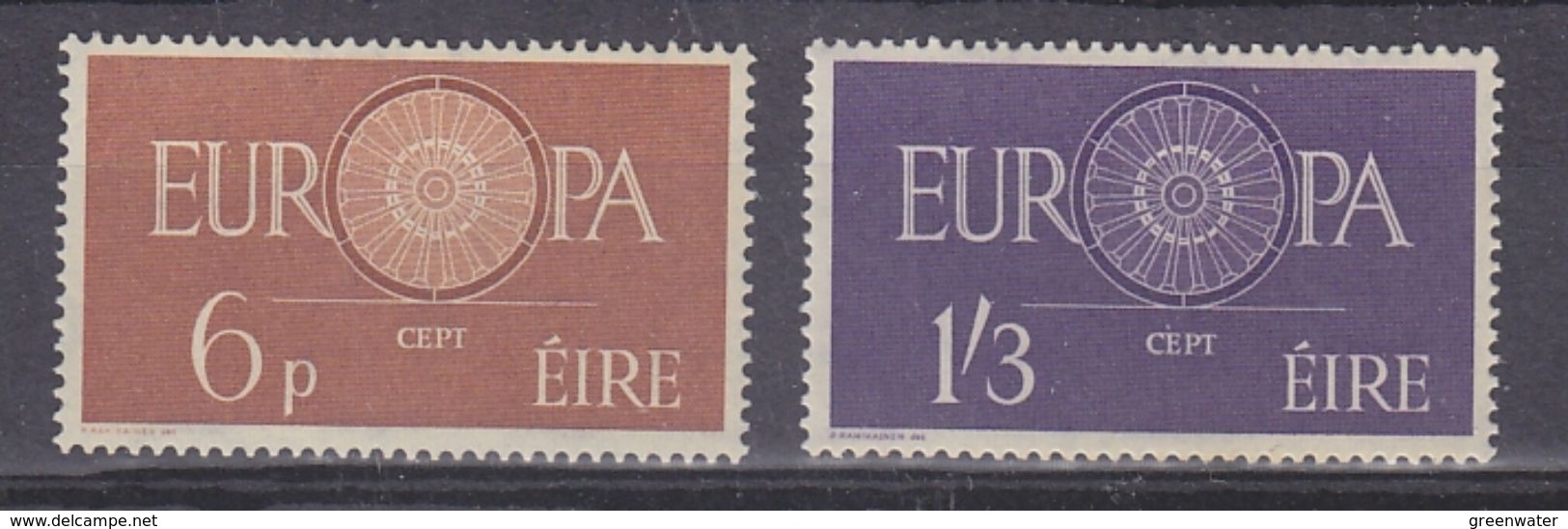 Europa Cept 1960 Ireland 2v ** Mnh (38198) - 1960