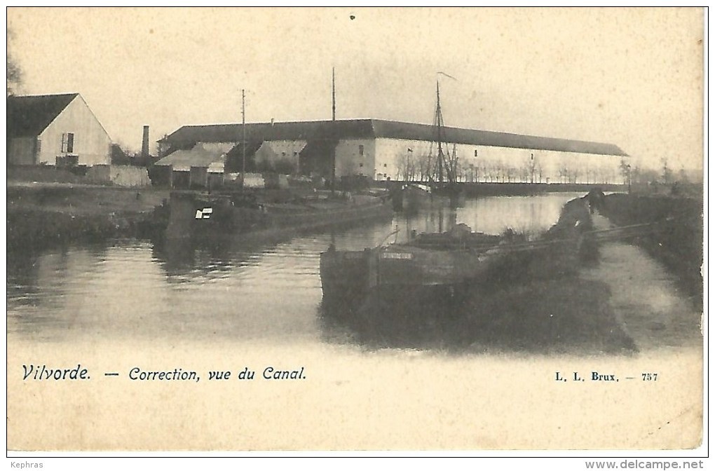 VILVORDE : Correction Vue Du Canal - Vilvoorde