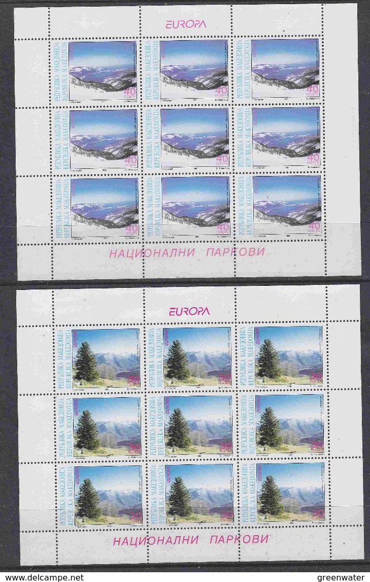 Europa Cept 1999 Macedonia 2v 2 Sheetlets ** Mnh (38202) - 1999