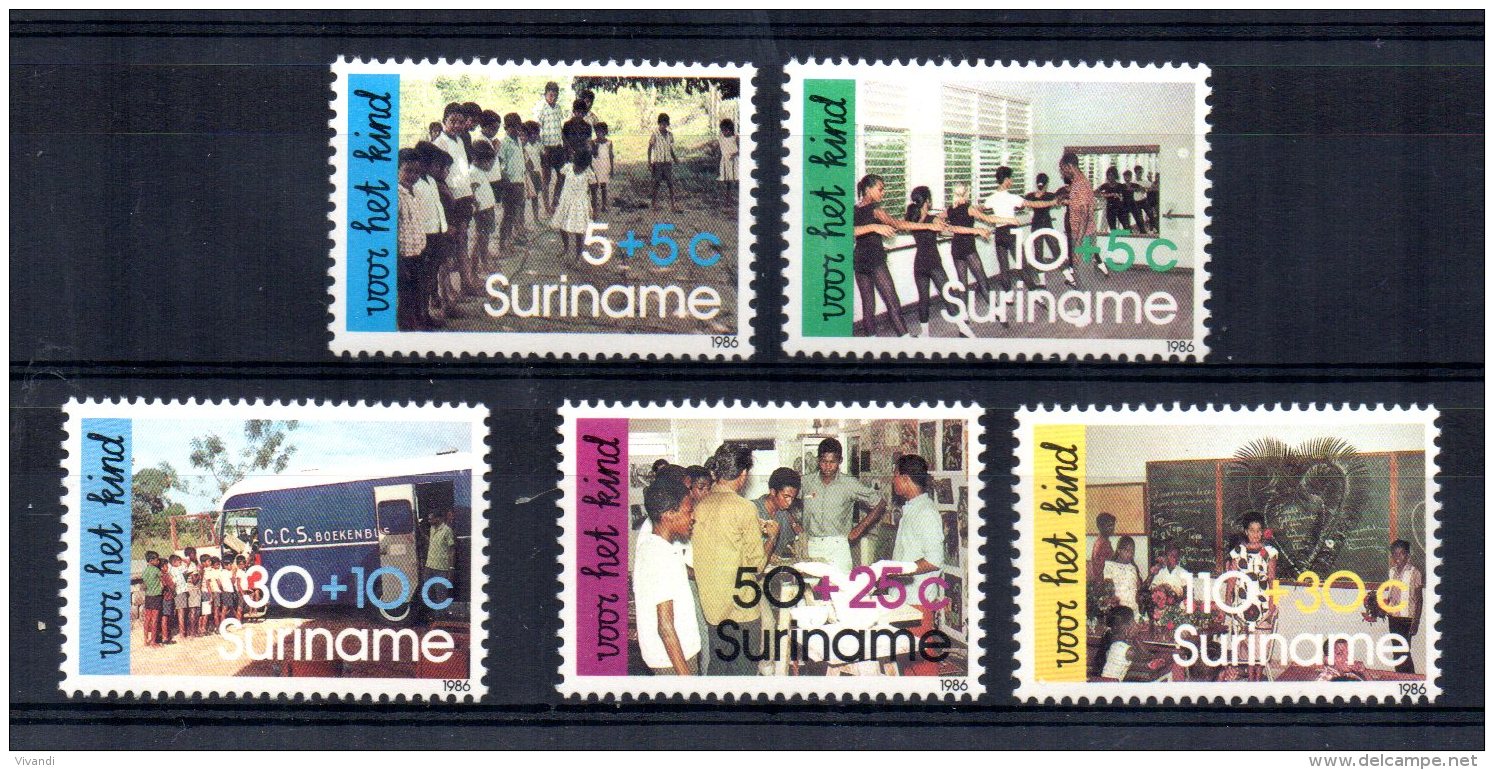 Surinam - 1986 - Child Welfare - MNH - Surinam