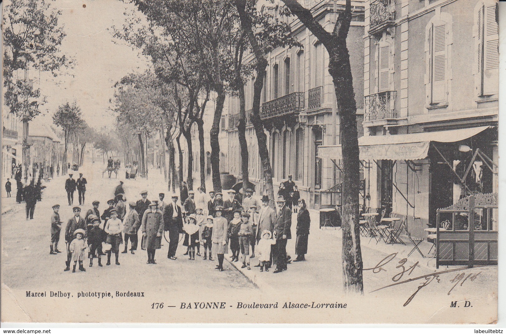 PAYS BASQUE- BAYONNE - Boulevard Alsace Lorraine  PRIX FIXE - Bayonne