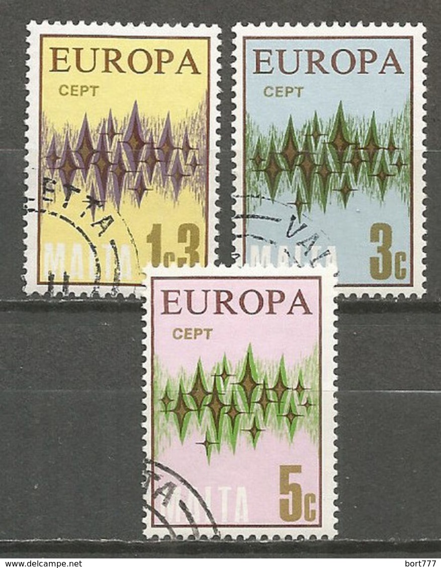 Malta EUROPA CEPT 1972 Used Stamps Set - Sonstige - Europa