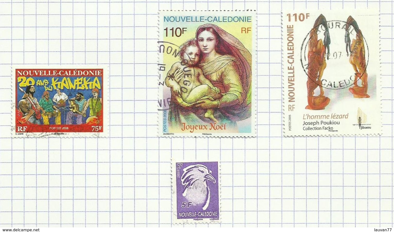 Nouvelle-Calédonie N°990 à 993 Cote 5.20 Euros - Used Stamps