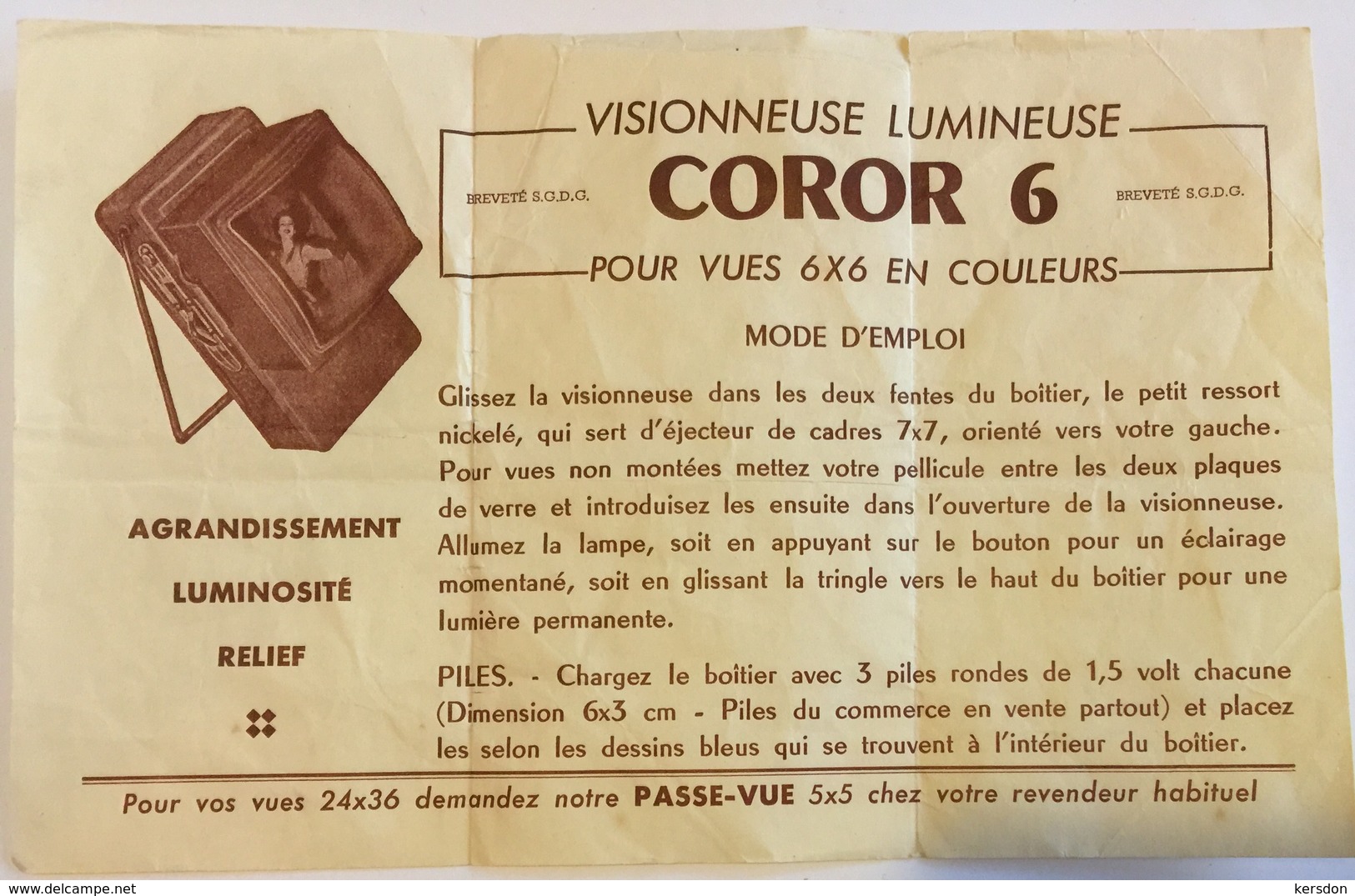 Visionneuse De Marque COROR France - Matériel & Accessoires