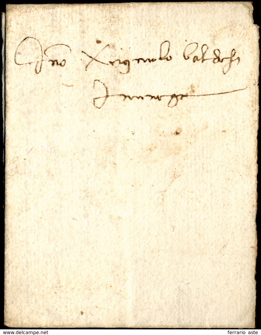 67 1486 - Lettera Completa Di Testo Da Treviso 15/9/1486 A Torcello. Bella.... - 1. ...-1850 Vorphilatelie