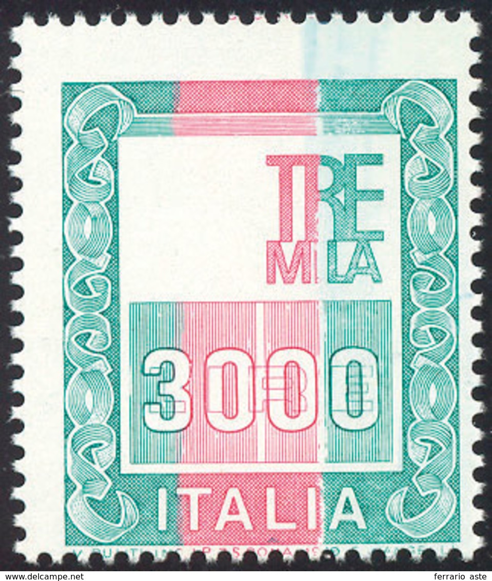 2049 1978 - 3.000 Lire Alti Valori, Senza Testa (Bolaffi N. 1540B, € 2.200), Gomma Originale Integra, Per... - Autres & Non Classés