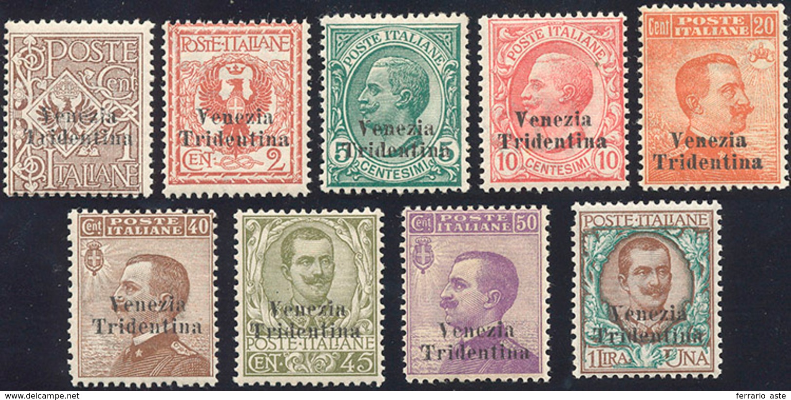 2179 TRENTINO ALTO ADIGE 1918 - Venezia Tridentina (19/27), Ottima Centratura, Gomma Originale Integra, P... - Autres & Non Classés