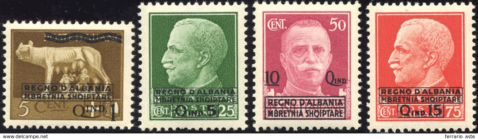 2239 ALBANIA 1940 - Non Emessi (12/15), Gomma Integra, Perfetti. Belli! Fotocopia Cert. Diena.... - Sonstige & Ohne Zuordnung