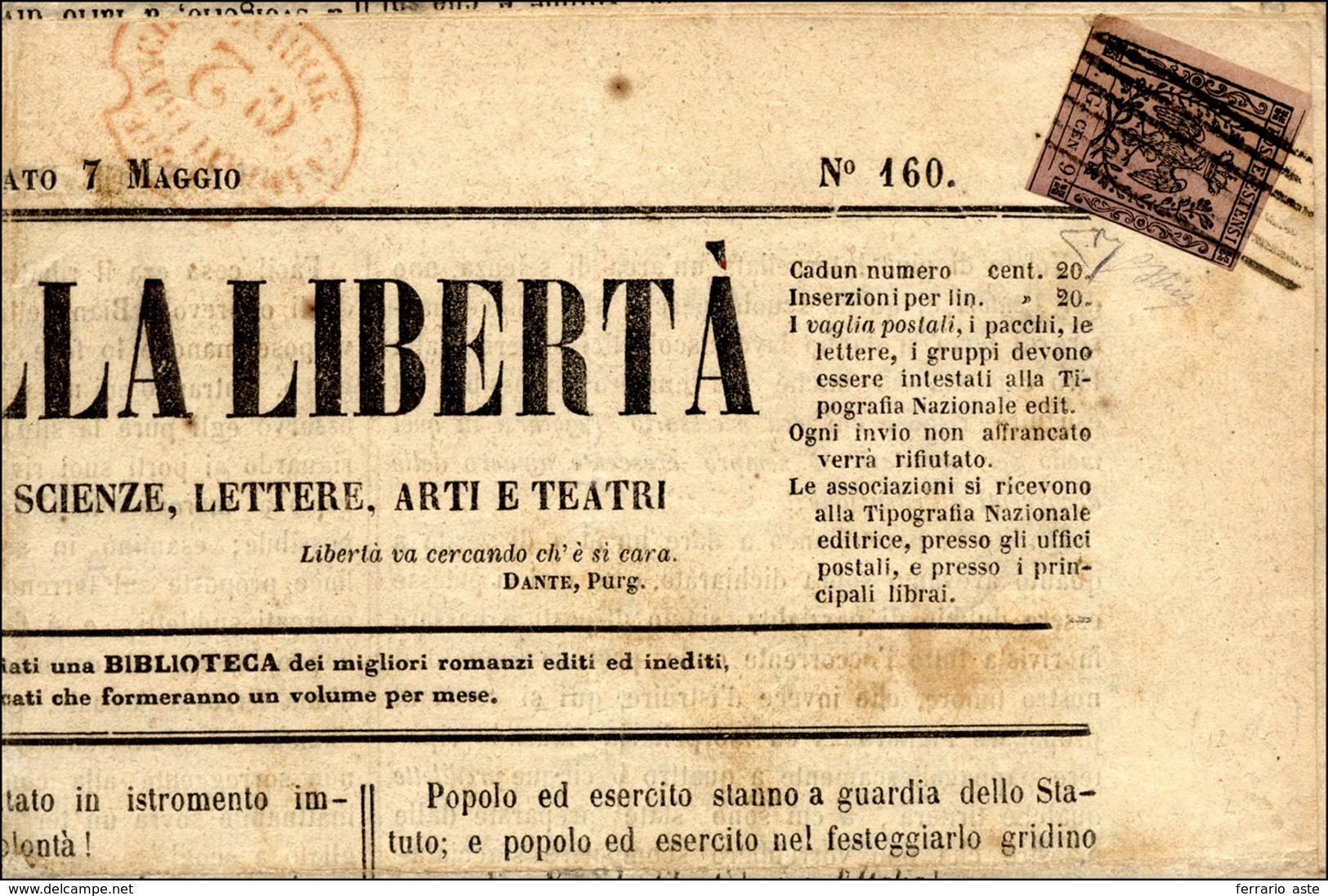 3049 ANTICHI STATI 1853/1863 - Lotti Della Precedente Asta 8 N. 361,367,386,793, 1411,1413,1457,1505, Bas... - Autres & Non Classés