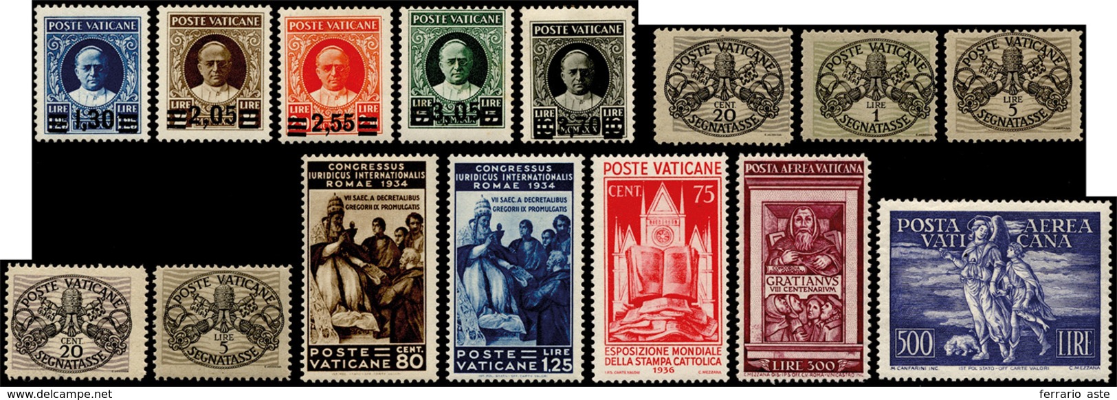 3296 VATICANO 1929/2014 - Collezione Completa Di Francobolli Nuovi Del Periodo In Quattro Album Marini, C... - Autres - Europe