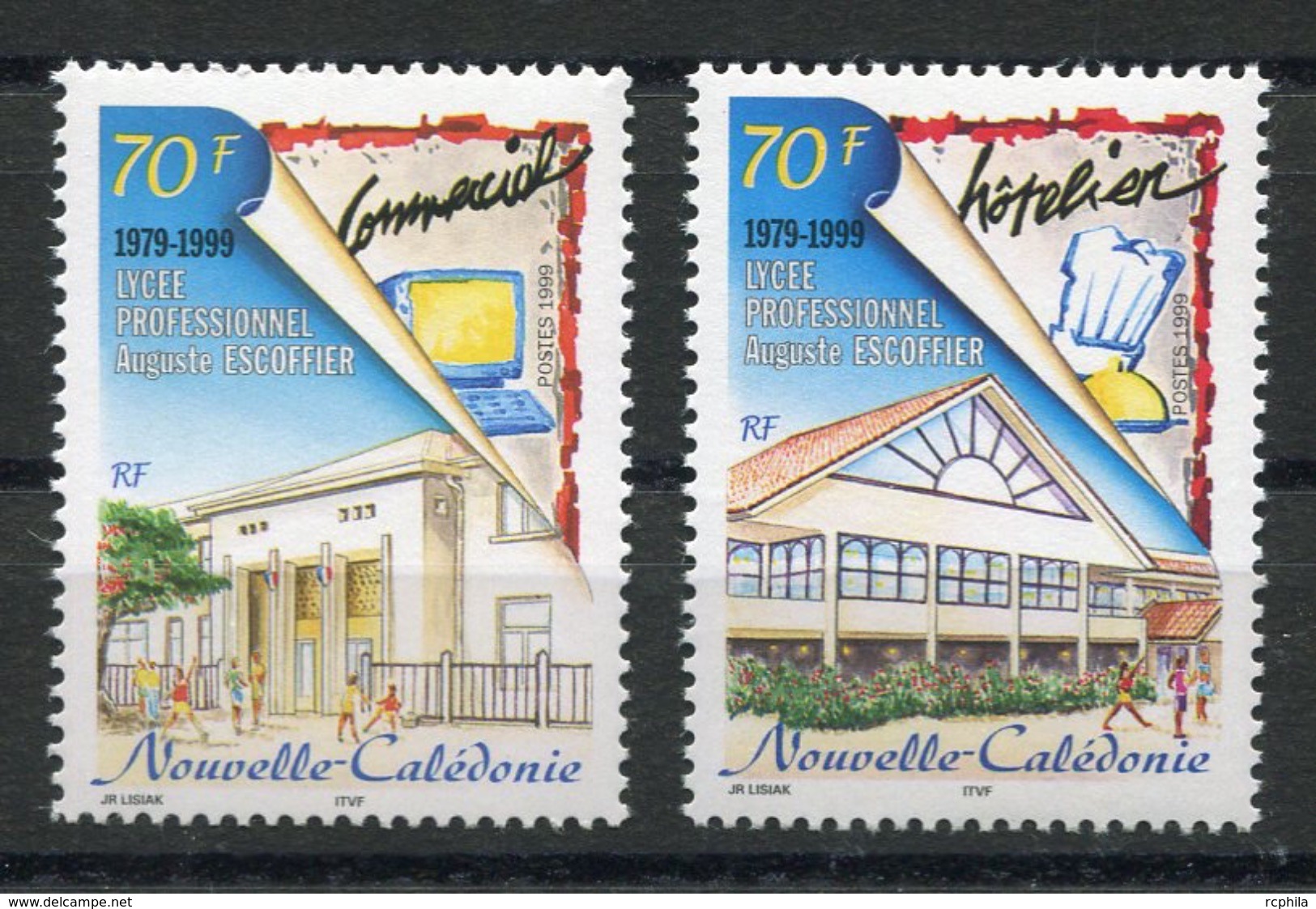 RC 8247 NOUVELLE CALÉDONIE N° 797 / 798 LYCÉE PROFESSIONNEL ESCOFFIER NEUF ** - Unused Stamps