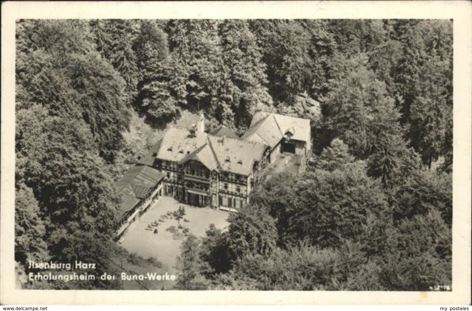 41270177 Ilsenburg Harz Erholungsheim Der Buna Werke Luftaufnahme Ilsenburg - Ilsenburg