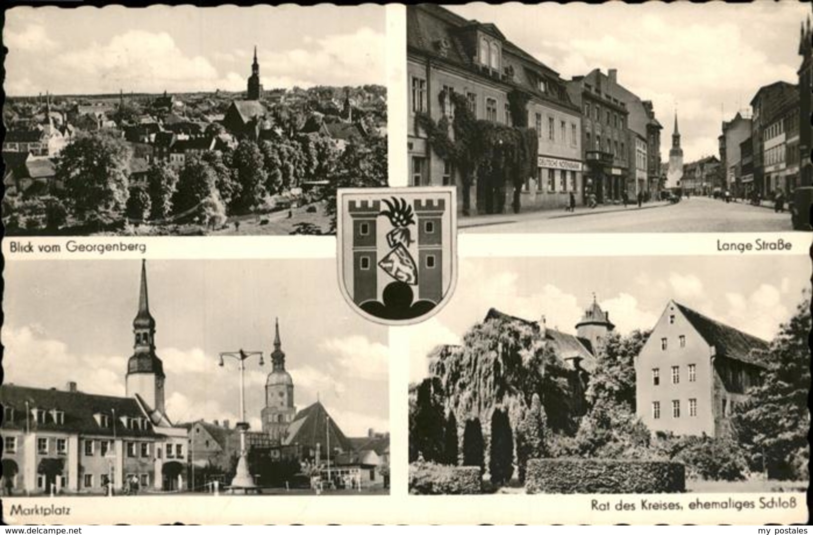 41270904 Spremberg Niederlausitz Georgenberg Marktplatz Graustein - Spremberg