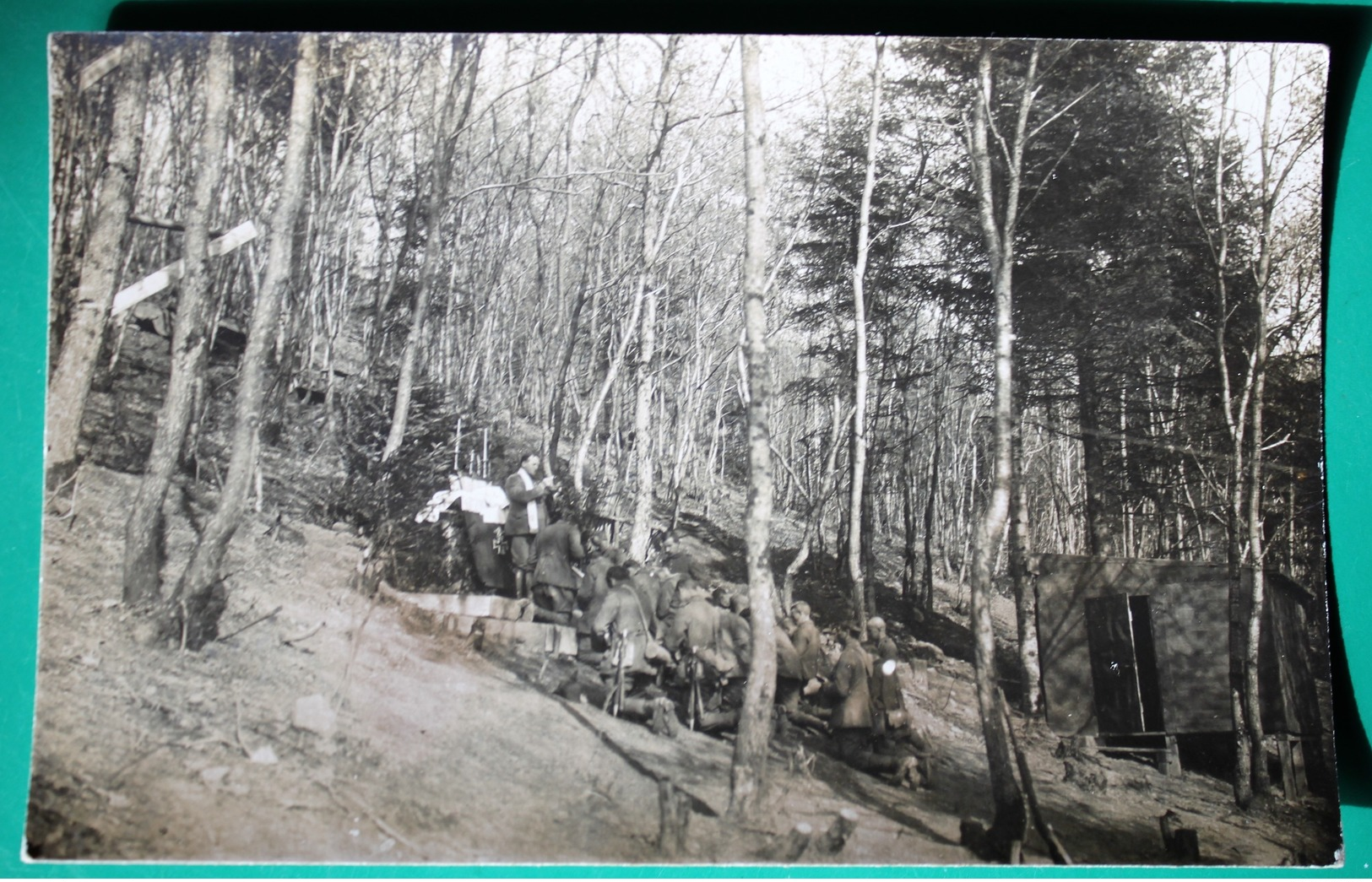 Messe Au Vieil Armand  Ou Hartmannswillerkopf  - Felbogottesdienst Auf Dem Hartmannswillerkopf 1916 ? - Autres & Non Classés