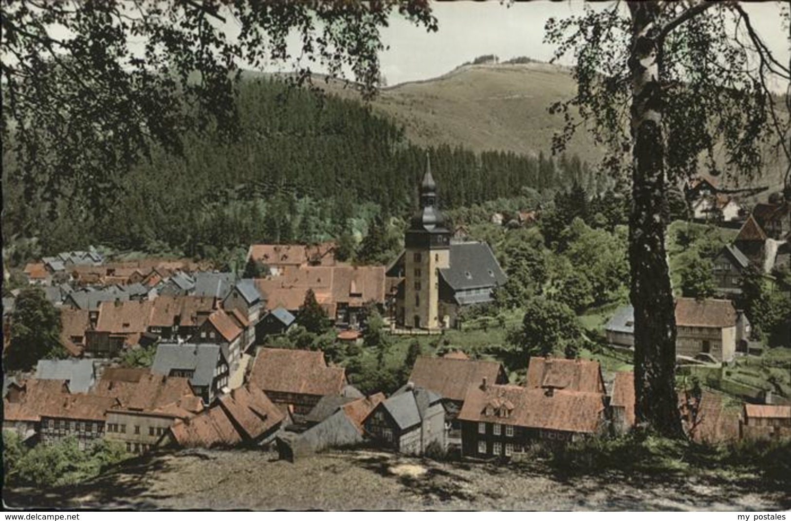 41276593 Lautenthal Harz Teilansicht Kirche  Lautenthal - Langelsheim