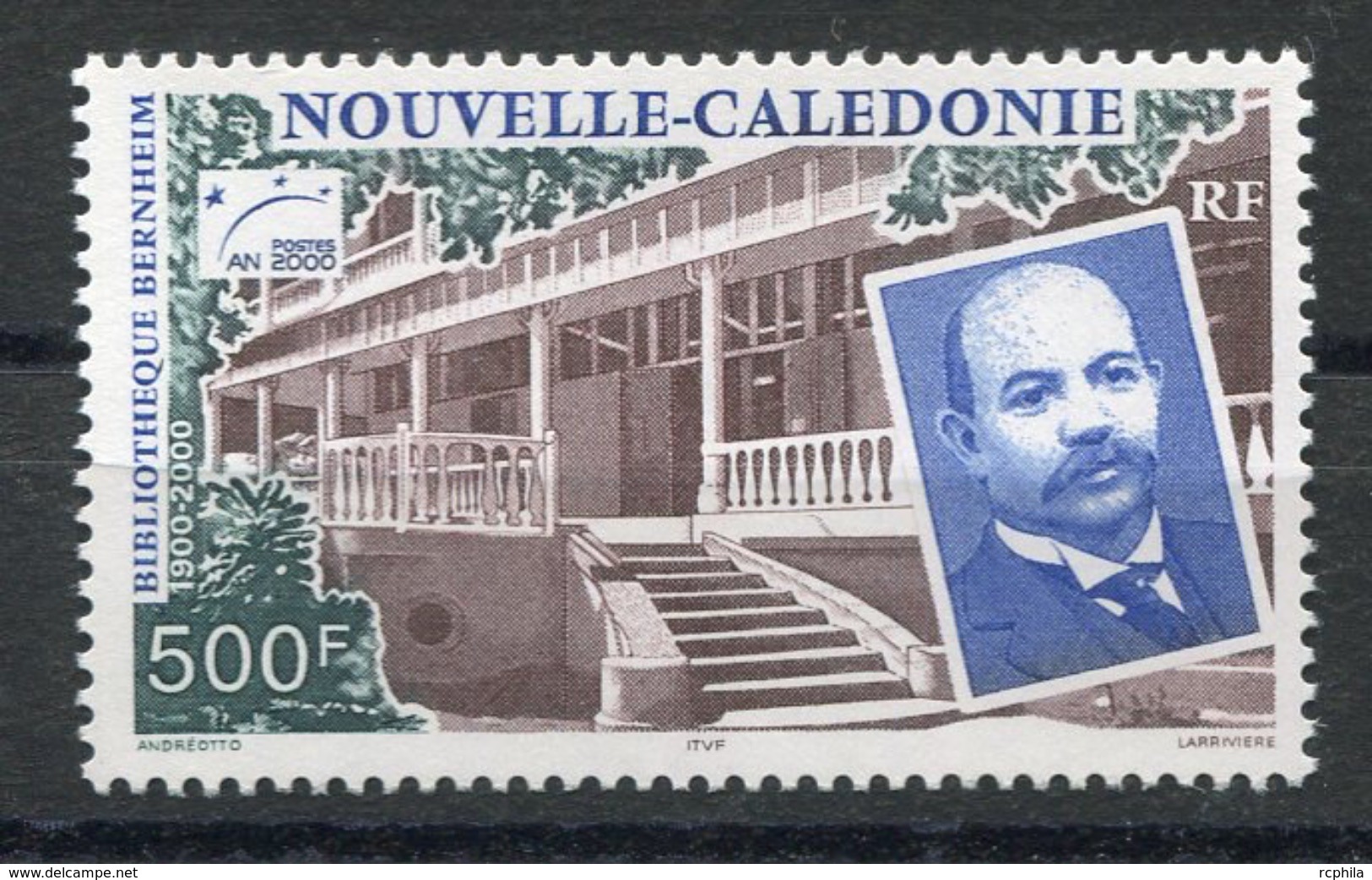 RC 8261 NOUVELLE CALÉDONIE N° 825 500F BIBLIOTHÈQUE BERNHEIM NEUF ** - Unused Stamps