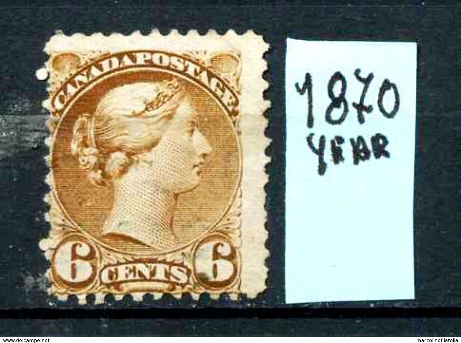 CANADA - Year 1870 - Usato - Used - Utilisè - Gebraucht. - Usati