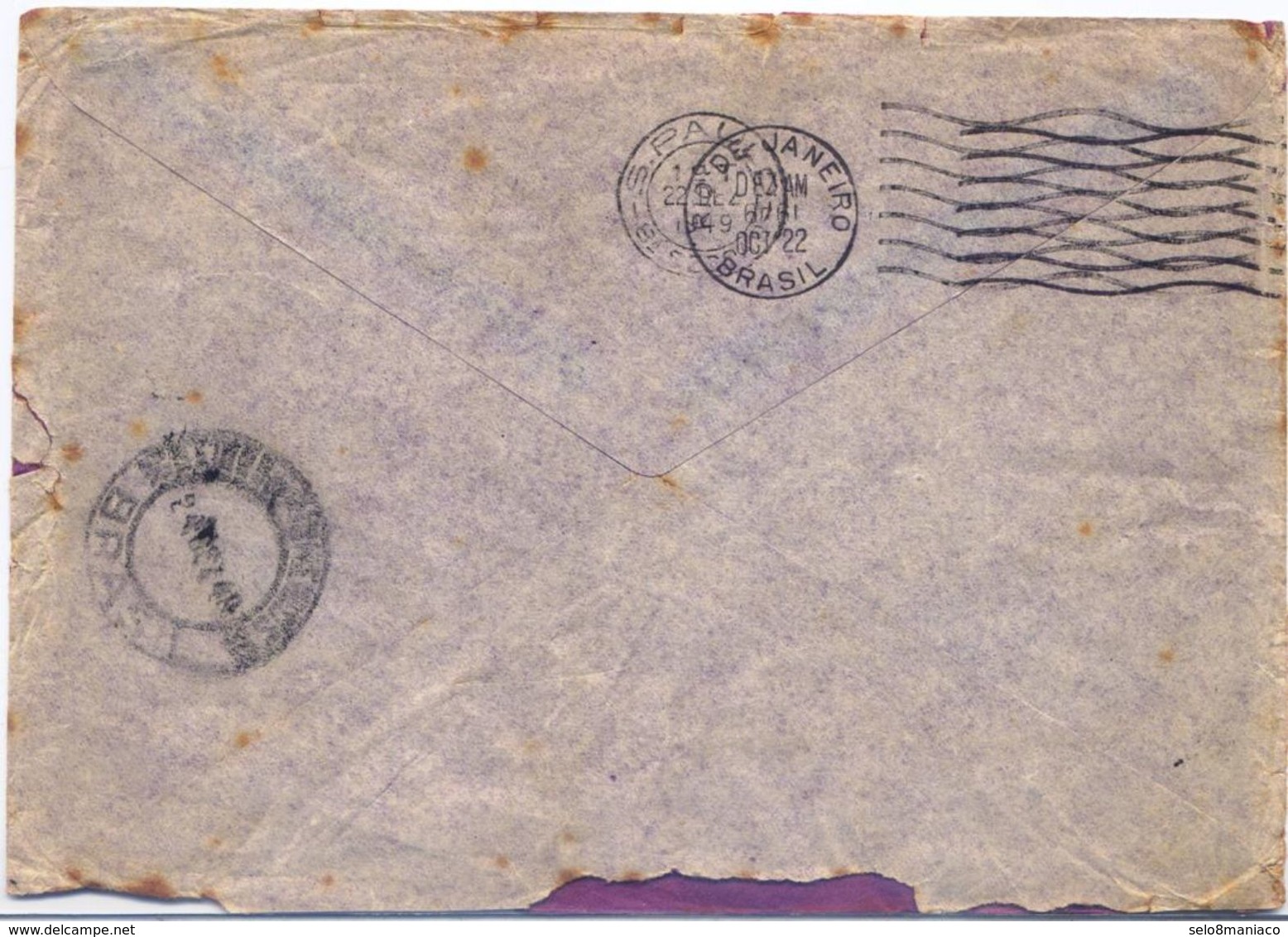C2455-Germany/Allied Occupation-Airmail Cover From Solingen To São Paulo, Brazil-1949 - Sonstige & Ohne Zuordnung
