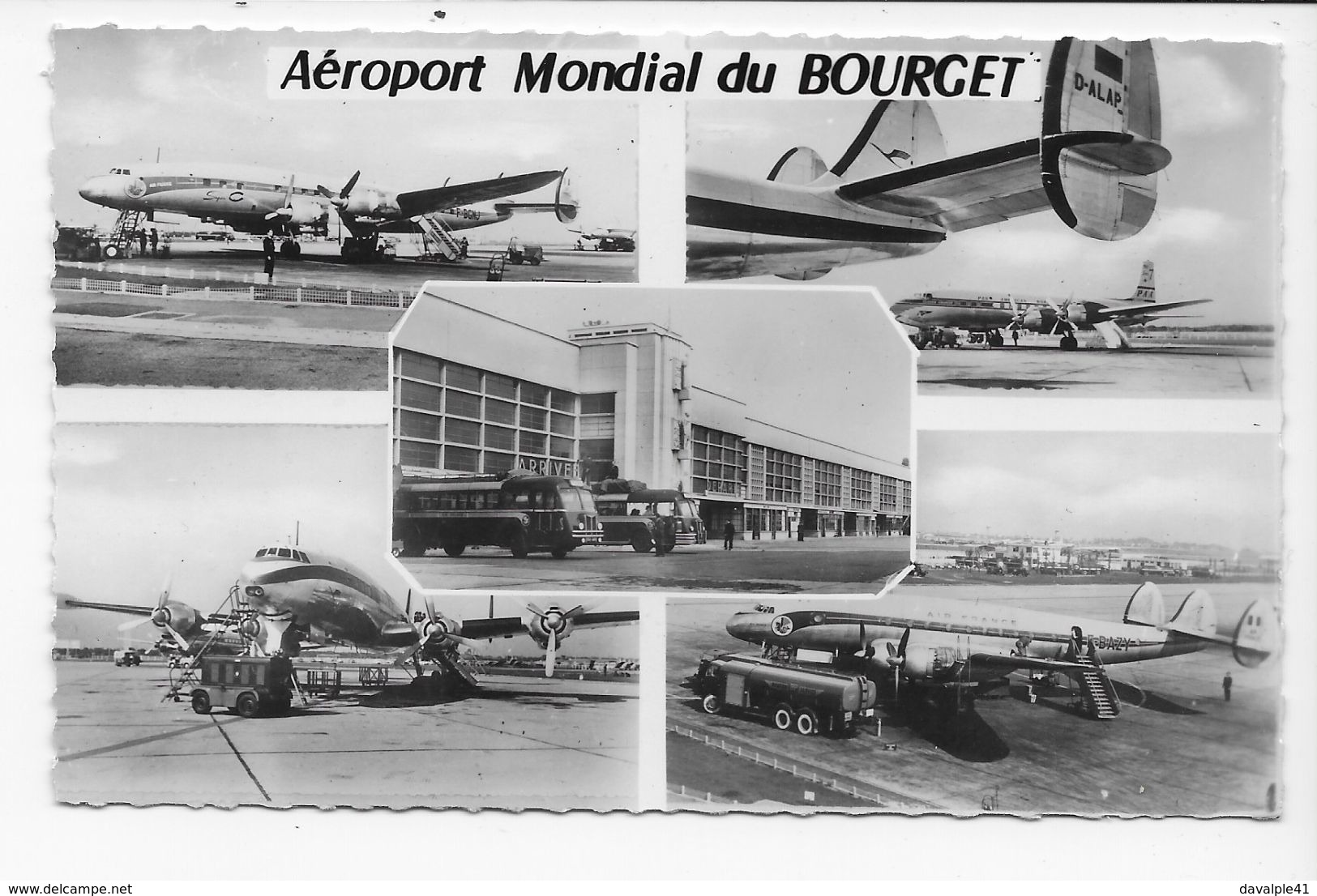 93   LE BOURGET  AEROPORT  MONDIAL   MULTIVUES  TRES    BON ETAT 2 SCANS - Le Bourget