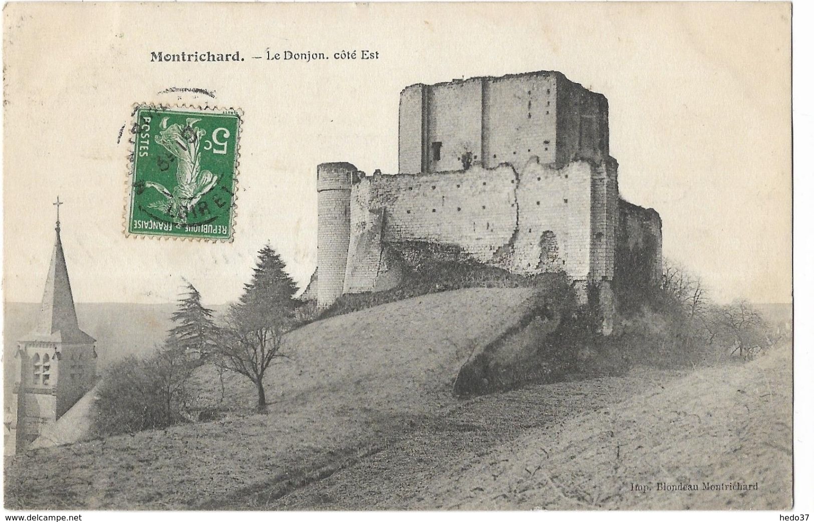 Montrichard - Le Donjon - Côté Est - Montrichard