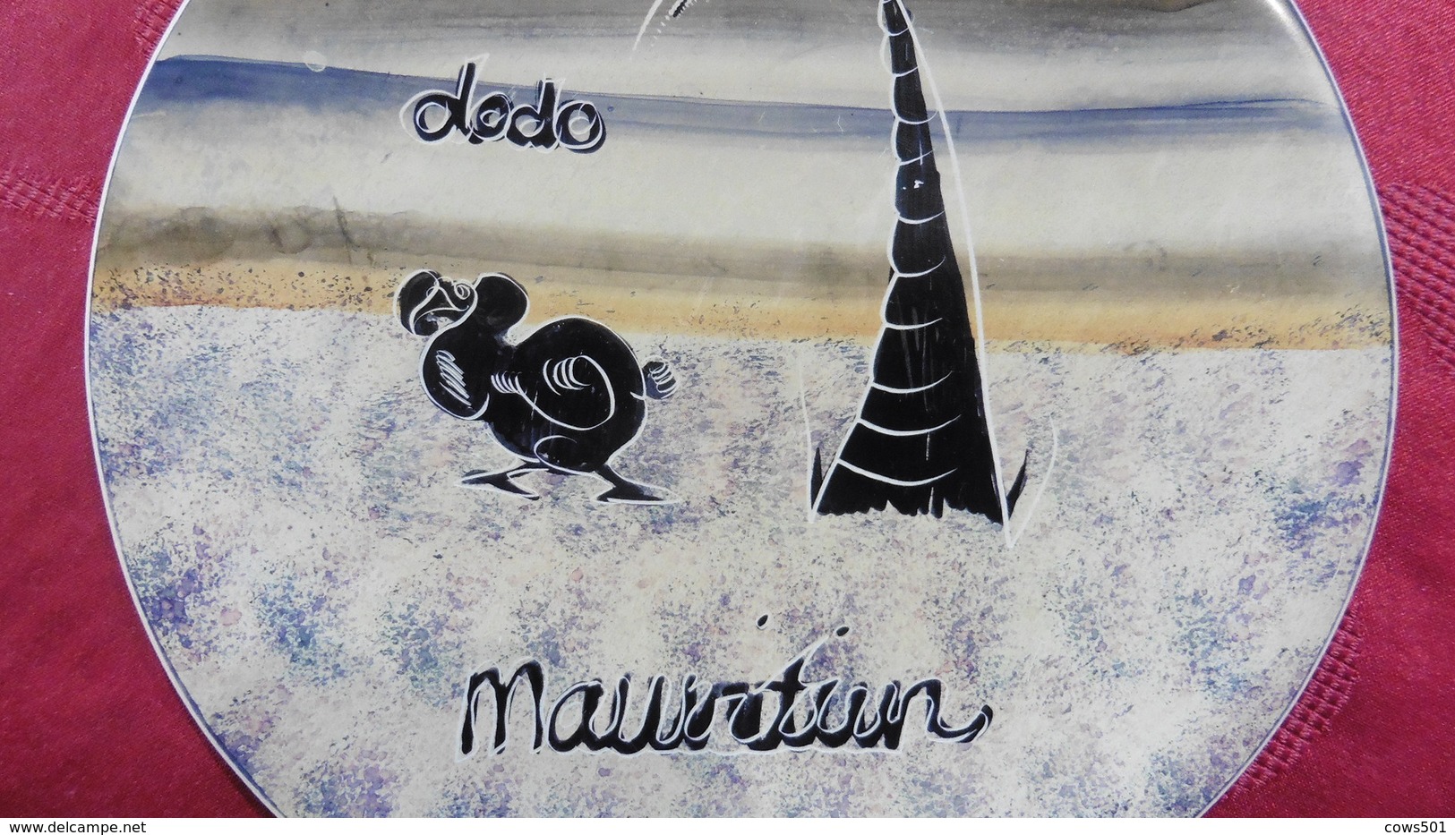 Assiette  Murale De Décoration  Céramique : Mauritus :Le Dodo Diamètre 20 Cm - Teller