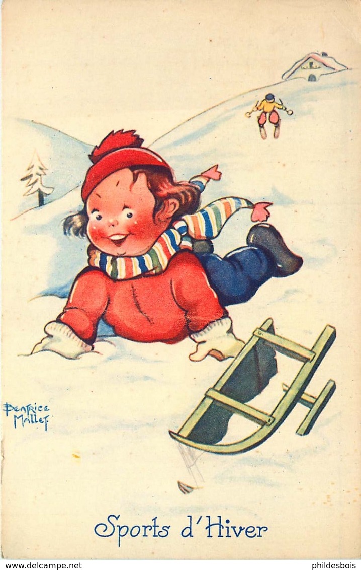 ILLUSTRATEUR BEATRICE MALLET SPORTS D'HIVER - Mallet, B.